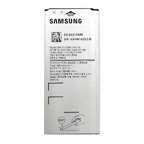 Batteria Samsung Galaxy A3 LTE 2016 A310F da 2300 mah EB-BA310ABE Originale