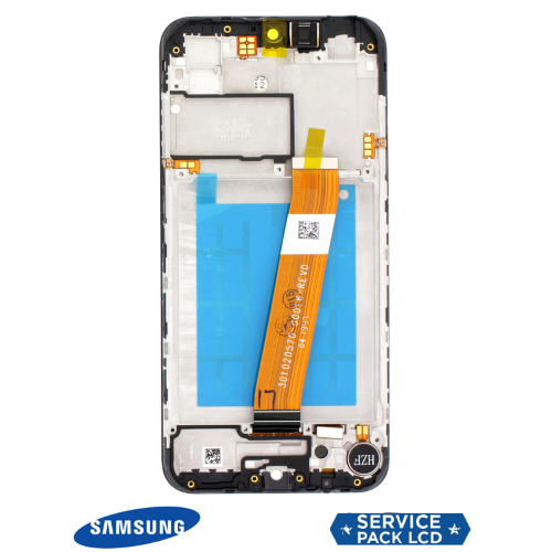 DISPLAY LCD ORIGINALE + FRAME SAMSUNG GALAXY A01 SM-A015F A015 TOUCH SCREEN NERO