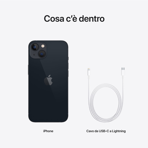 Apple iPhone 13 5G 128GB NUOVO Originale Smartphone MIDNIGHT 6.1'' ITALIA UE