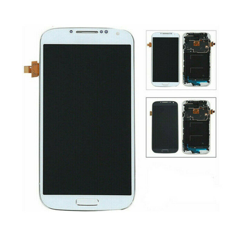 LCD Display Touch Schermo Digitizer + Cornice Per Samsung Galaxy S4 i9500 i9505