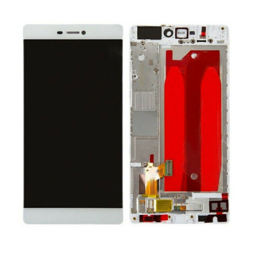 TOUCH SCREEN VETRO + LCD DISPLAY + FRAME Huawei P8 5,2" GRA-L09 BIANCO